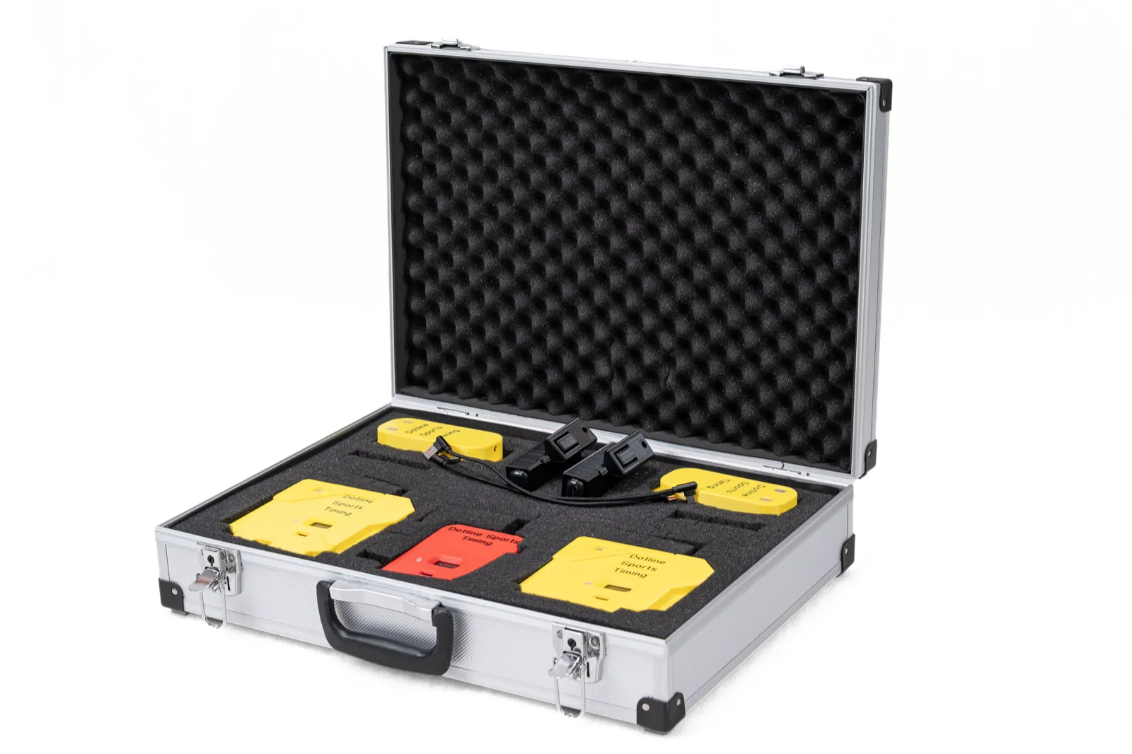 DST-Koffer mit Funk-Lichtschranken, Emittern und Central-Modul