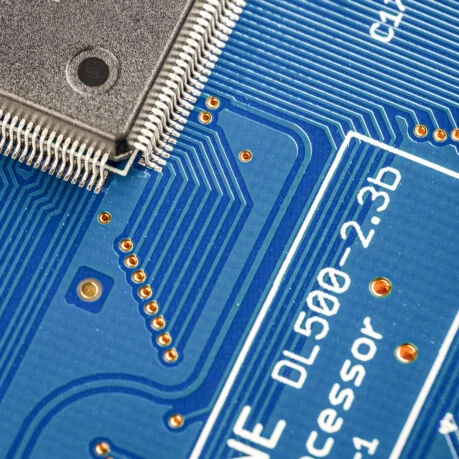 Electronics board closeup